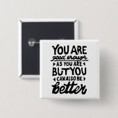 やる気を起こさせる引用文リノプリント 缶バッジ (正面&裏面)