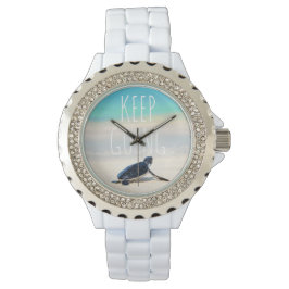 やる気を起こさせる引用文保ゴーガメビーチ 腕時計