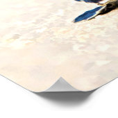 やる気を起こさせる引用文保行き亀ビーチ ポスター (角)