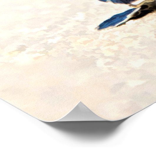 やる気を起こさせる引用文保行き亀ビーチ ポスター (角)