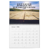 やる気を起こさせる引用文写真 カレンダー (1月 2026)