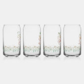 やる気を起こさせる引用文山花セット缶グラス ガラス缶 (右)