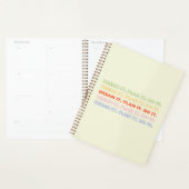 やる気を起こさせる引用文年賀決議 プランナー手帳 (ディスプレー)