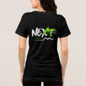 やる気を起こさせる引用文感動的トレンディー トライブレンドＴシャツ (裏面)