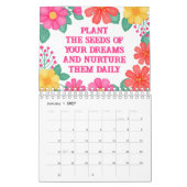 やる気を起こさせる引用文感動的ドパミン脱酸素剤 カレンダー (1月 2027)