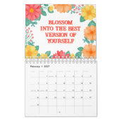 やる気を起こさせる引用文感動的ドパミン脱酸素剤 カレンダー (2月 2027)