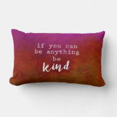 やる気を起こさせる引用文枕は優しい文字 ランバークッション (正面)