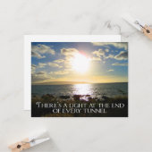 やる気を起こさせる引用文灯 カード (正面/裏面インサイチュ)