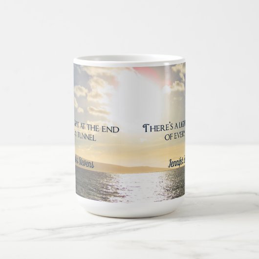 やる気を起こさせる引用文灯 コーヒーマグカップ (中央)