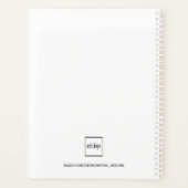 やる気を起こさせる引用文白写真2023 プランナー手帳 (裏面)