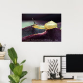 やる気を起こさせる引用文粘り強さ ポスター (ホームオフィス)