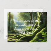 やる気を起こさせる引用文自然インスパイアはがき ポストカード (正面/裏面)