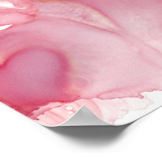 やる気を起こさせる引用文、まだ私の上昇、水の色 ポスター (角)