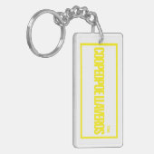 やる気を起こさせる引用文 キーホルダー (正面左)