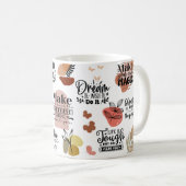 やる気を起こさせる引用文 コーヒーマグカップ (正面右)