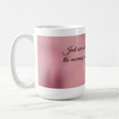 やる気を起こさせる引用文 コーヒーマグカップ (左)