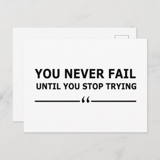 やる気を起こさせる引用文 シーズンポストカード (正面/裏面)