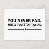 やる気を起こさせる引用文 シーズンポストカード (正面)