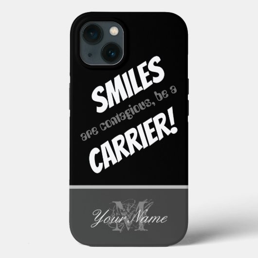 やる気を起こさせる引用文:スマイル搬送車! Case-Mate iPhoneケース (裏面)