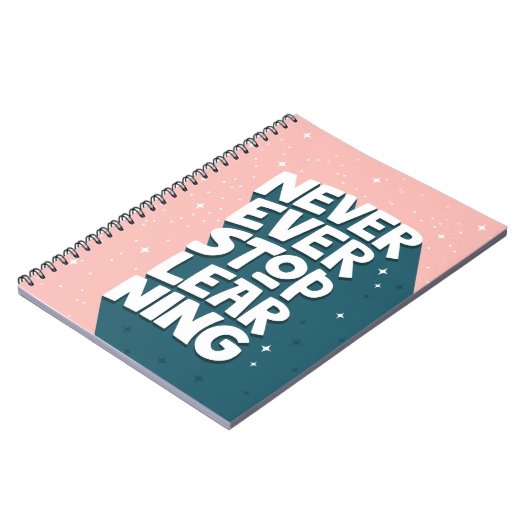 やる気を起こさせる引用文 ノートブック (左側)