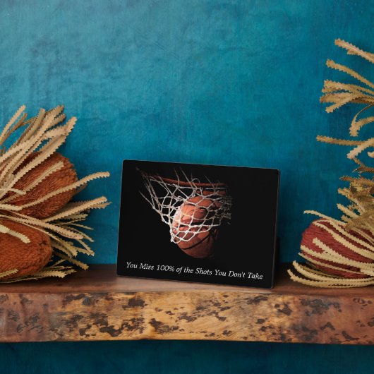 やる気を起こさせる引用文 フォトプラーク (側面)