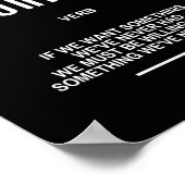 やる気を起こさせる引用文 ポスター (角)