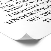 やる気を起こさせる引用文 ポスター (角)