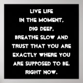 やる気を起こさせる引用文 ポスター (正面)