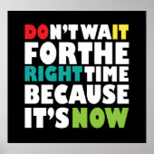 やる気を起こさせる引用文 ポスター (正面)