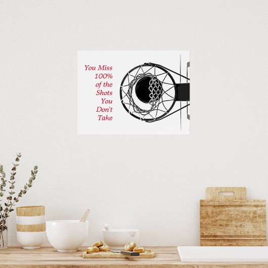 やる気を起こさせる引用文 ポスター (キッチン)