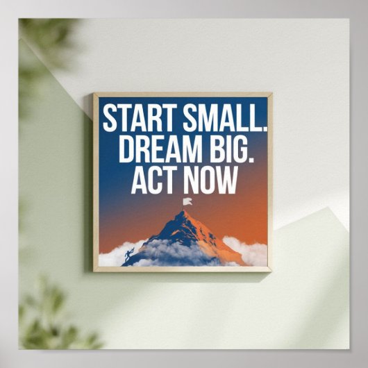 やる気を起こさせる引用文 ポスター (正面)