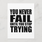 やる気を起こさせる引用文 ポストカード (正面)