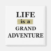 やる気を起こさせる引用文 マグネット (正面)