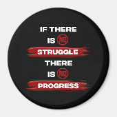 やる気を起こさせる引用文 マグネット (正面)