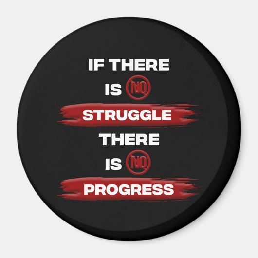 やる気を起こさせる引用文 マグネット (正面)