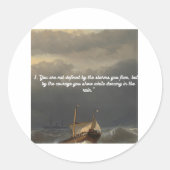 やる気を起こさせる引用文 ラウンドシール (正面)