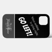 やる気を起こさせる引用文:何も正しくない?行け離れ! Case-Mate iPhoneケース (裏面 (横))