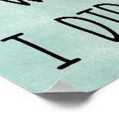 やる気を起こさせる引用文。僕は出来る、僕は出来る ポスター (角)