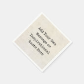 やる気を起こさせる引用文、名前、歌詞を自分で作る スタンダードカクテルナプキン (角)