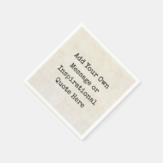やる気を起こさせる引用文、名前、歌詞を自分で作る スタンダードカクテルナプキン (角)