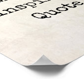 やる気を起こさせる引用文、名前、歌詞を自分で作る ポスター (角)