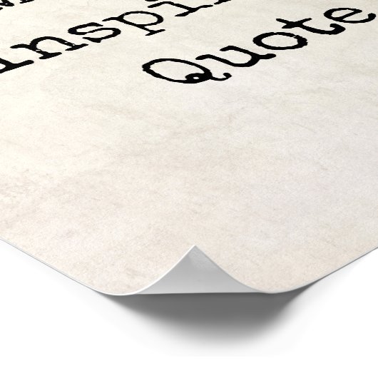 やる気を起こさせる引用文、名前、歌詞を自分で作る ポスター (角)