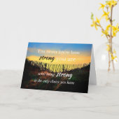 やる気を起こさせる引用文:君は知らない…… カード (黄色い花)