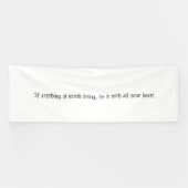 やる気を起こさせる引用文 横断幕 (横)