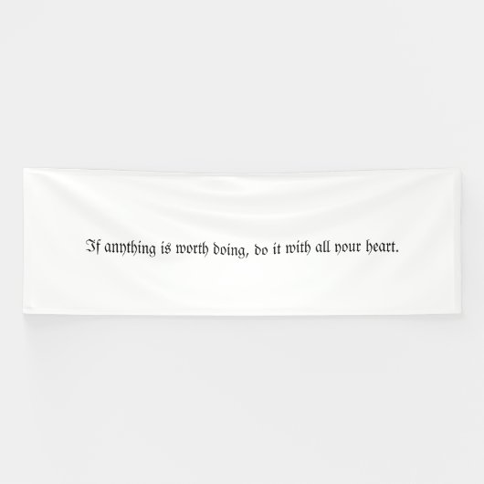 やる気を起こさせる引用文 横断幕 (横)