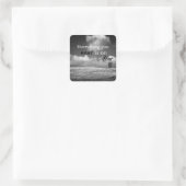 やる気を起こさせる引用文：欲しいものは… スクエアシール (バッグ)