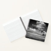 やる気を起こさせる引用文：欲しいものは… ノートブック (内部)