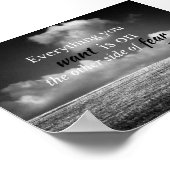 やる気を起こさせる引用文:欲しいものは… ポスター (角)