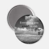 やる気を起こさせる引用文：欲しいものは… マグネット (正面/裏面)