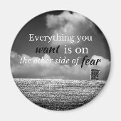 やる気を起こさせる引用文：欲しいものは… マグネット (正面)